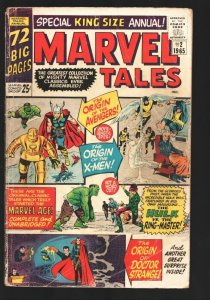 Marvel Tales #2-1965-Features origin stories X-Men-Avengers-Dr Strange-Jack K...