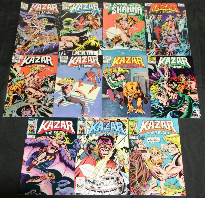 Vintage Marvel Bronze Age KA-ZAR VOL. 3 31pc Comic Lot FN/VF+