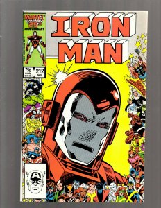 Lot of 12 Iron Man Comics #199 200 202 204 205 206 207 208 209 211 212 215 GB2