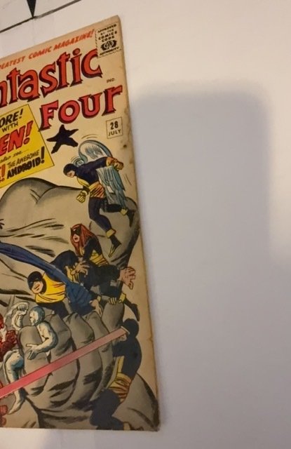 Fantastic Four #28 (1964)AVS vs Xmen early app see description