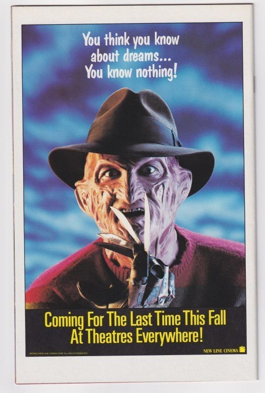 Nightmares on Elm Street #1 (1991) Signed!