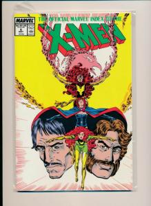 MARVEL SET-OFFICIAL INDEX TO X-MEN #1- #7 VERY FINE/NEAR MINT (PF667)