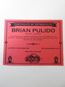 Lady Death Hot Shots Flicker Edition NM Condition! Signed W/ COA!