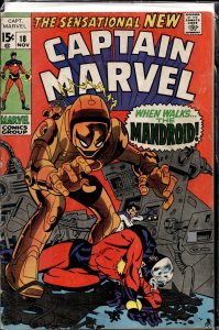 Captain Marvel #18 (1969) Captain Marvel