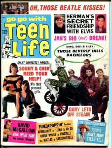 Teen Life 2/1966-Publication House-Beatles-Teena A Go Go-Bob Powell-VG-