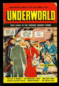 Underworld Comics #5 1948-Golden Age Crime- Breeze Lawson- G/VG