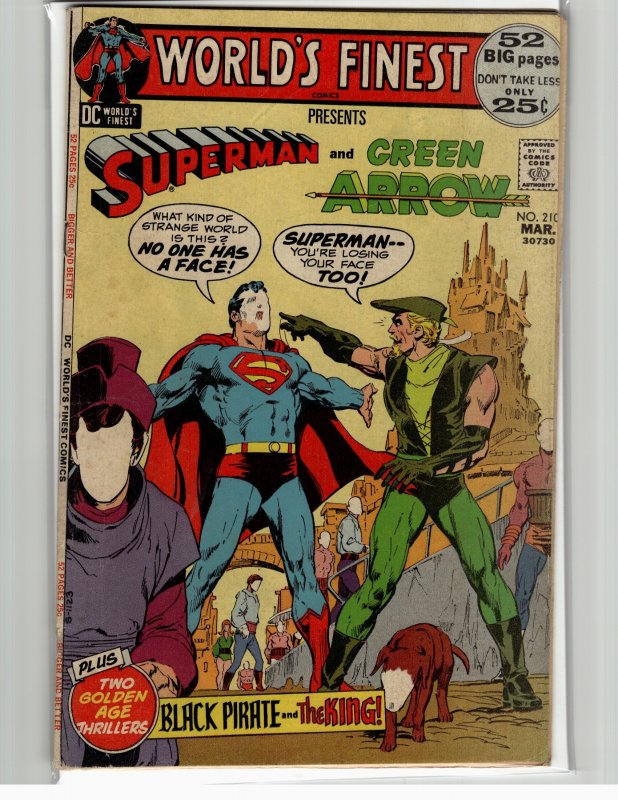 World's Finest Comics #210 (1972) Green Arrow [Key Issue]