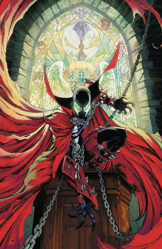 SPAWN (1992 IMAGE) #300 VARIANT CVR M CAMPBELL VIRGIN PRESALE-09/04