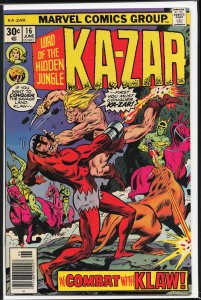 Ka-Zar #16 (1976) Ka-Zar