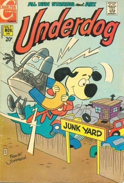 Underdog (Charlton) #9 FN ; Charlton | November 1971 Penultimate Issue All Ages 