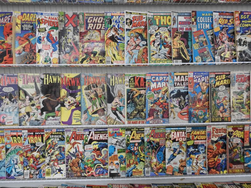 Huge Lot 150+ Silver/Bronze Comics W/ Daredevil, Fantastic Four, +More! See desc
