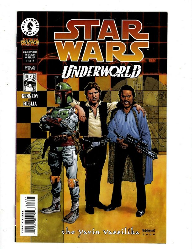 9 Star Wars Dark Horse Comic Books Underworld # 1 2 3 4 5 + Jedi In 1 2 3 4 J399