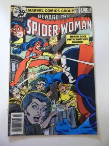 Spider-Woman #11 (1979) VG Condition