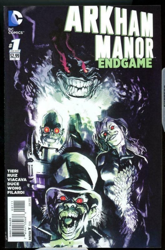 ARKHAM MANOR #1, VF/NM, Endgame, Joker, DC, 2015, more DC in store