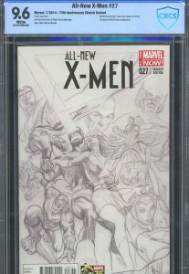 All-New X-Men #27 Sketch Cover (2014) X-Men