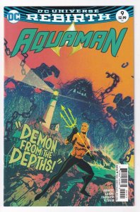 Aquaman #9 Variant December 2016 DC Rebirth Dan Abnett Scot Eaton