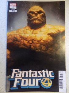 FANTASTIC FOUR # 1 MARVEL FIRST PRINT BEN GRIMM ARTGEM LAU VARIANT COVER