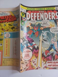 Defenders #8 - Hawkeye - Silver Surfer - 1973 - VF