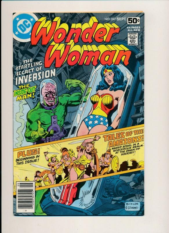 DC Comics WONDER WOMAN #247 1978 ~ FINE/VF (PF515) 