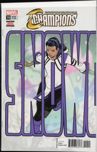 Champions #19 Second Print Cover (2018) Champions [Key Issue]