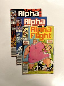 3 Alpha Flight Marvel Comics #22 23 24 Hulk Avengers Hulk Iron-Man Thor 89 JS3