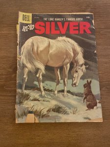 Hi-Yo Silver # 21 GD- Dell Silver Age Comic Book Lone Ranger Horse 1957 J935 