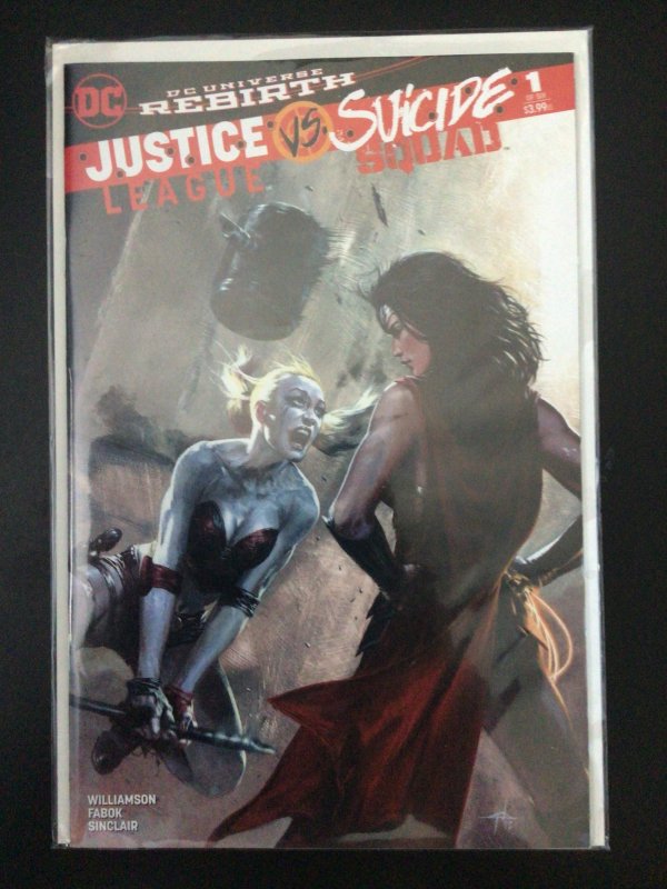 Justice League vs. Suicide Squad #1 Bulletproof Color limited to 3000