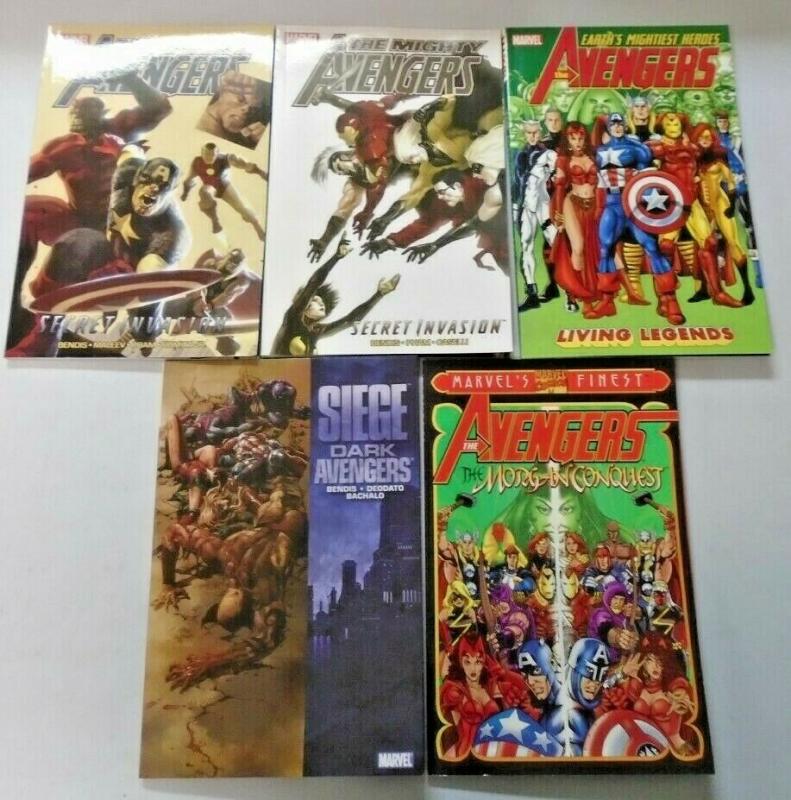 Avengers TPB Trade Paperback lot 5 different books condition N/A (years vary)