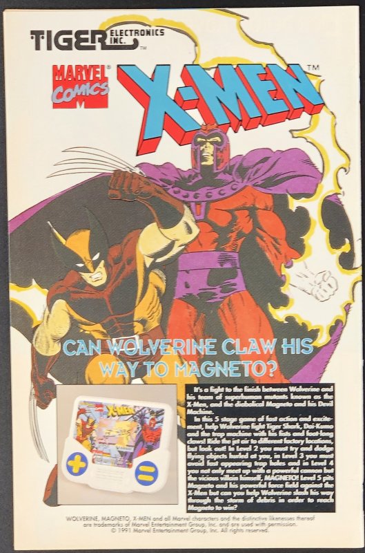 X-Men #4 Direct Edition (1992) NM- 1st Omega Red