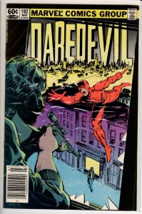 Daredevil #192 Newsstand Edition (1983) 6.0 FN