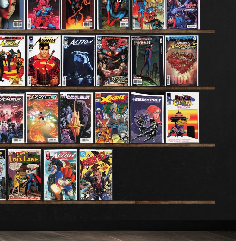 Huge Lot 140+ Comics with Birds Of Prey, Nightwing, Action Comics, 52 & More!