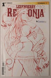 Legendary Red Sonja #1 NM- 9.2 ComicsPro Blood Red Joe Benitez Variant HTF