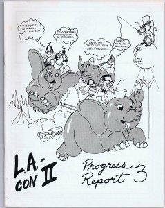 ORIGINAL Vintage 1984 LA Con II Progress Report 3 Dumbo