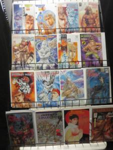 Manga Comics Lot of 43 Jademan Blood Sword Drunken Fist Oriental Heroes Buddha