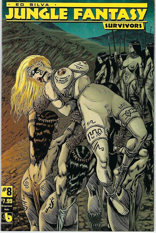 Jungle Fantasy: Survivors #8 Wraparound Nude Cover (2018)  VF/NM