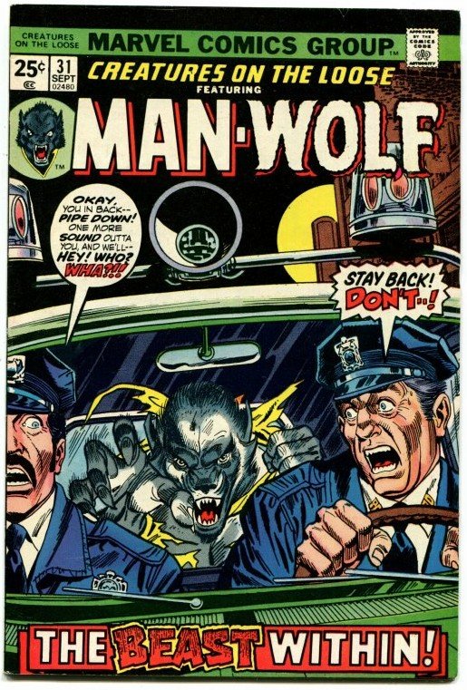 Creatures On The Loose #31 (7.0) 1974 Man-Wolf Bronze Age Marvel ID001