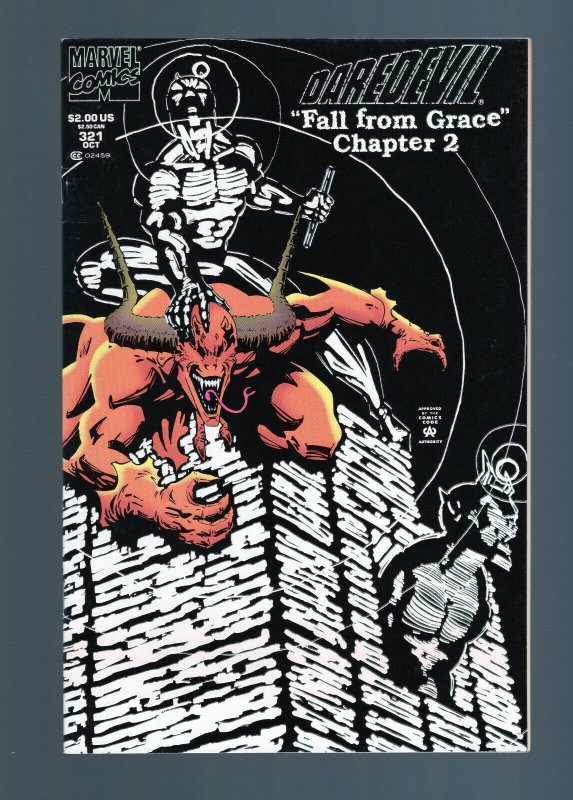 Daredevil #321 - Debut of Daredevil's New Costume. (7.5) 1993