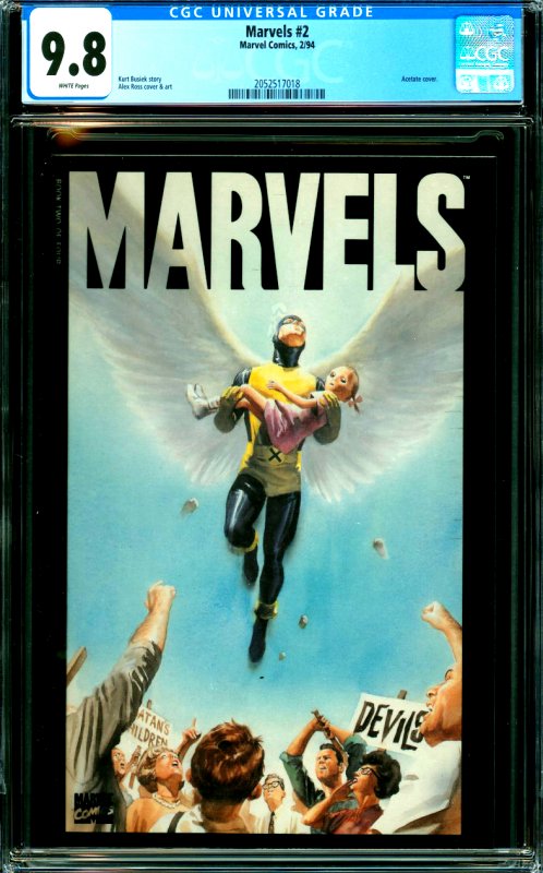 Marvels #2 CGC 9.8