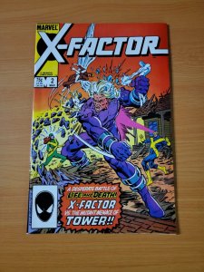X-Factor #2 Direct Market Edition ~ NEAR MINT NM ~ 1985 Marvel Comics