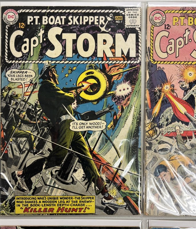 Captain Storm (1964) #1-18 Complete Set (VG/F/VF) DC Comics   Novick|Kanigher
