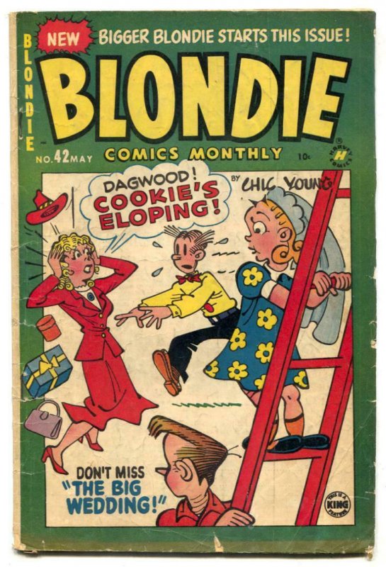 Blondie Comics #42 1952- Harvey Golden Age G/VG