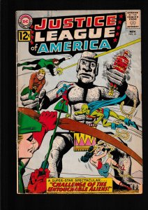 Justice League of America #15 (1962) VG- / CHALLENGE OF THE UNTOUCHABLE ALIENS