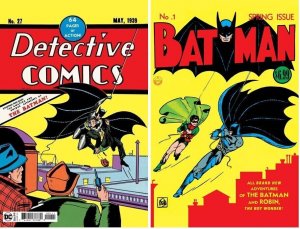 DC Facsimiles DETECTIVE COMICS #27 (1ST APPEARANCE) & BATMAN #1 (1ST JOKER)!