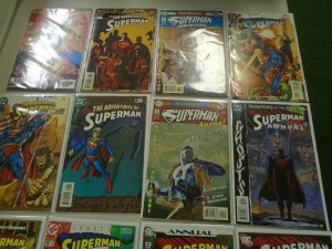 Superman Annual Comic Lot 35 different books average 8.0 VF (years vary)