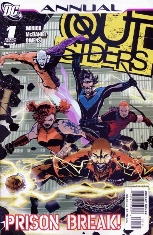 Outsiders (3rd Series) Annual #1 VF/NM; DC | save on shipping - details inside