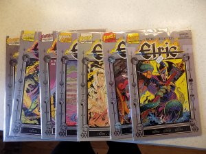 MICHAEL MOORCOCK'S ELRIC # 1-7 FIRST COMPLETE SET VF-NM FANTASY BARBARIAN
