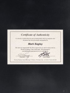 The New Warriors #1 (1990) Signed by Mark Bagley COA