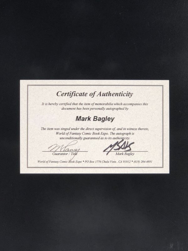 The New Warriors #1 (1990) Signed by Mark Bagley COA