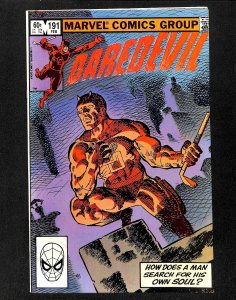 Daredevil #191 Bullseye Frank Miller Cover and Art!