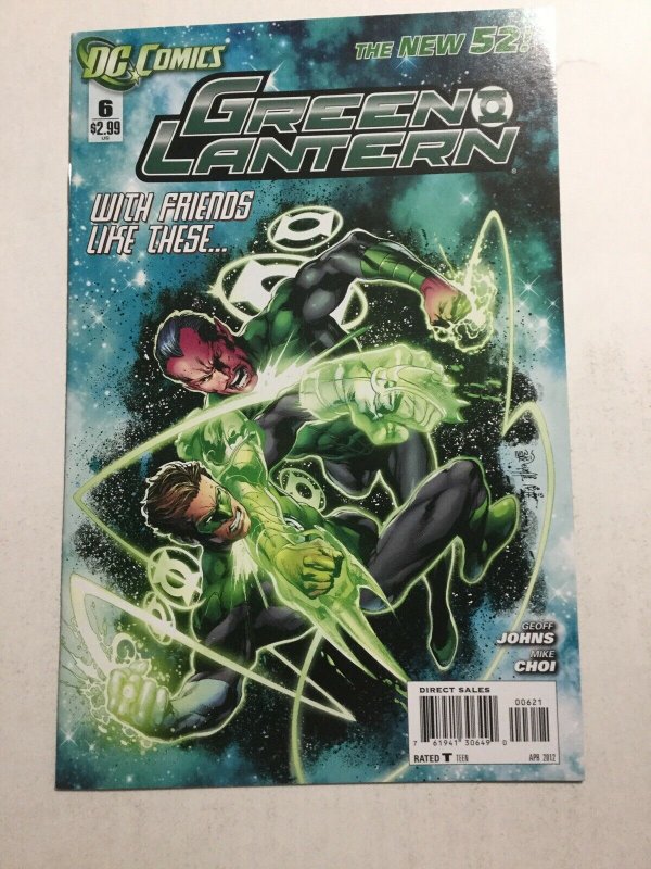 Green Lantern 6 Variant Nm Near Mint DC Comics New 52